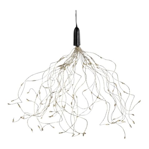 LUCI SOSPENSIONE 120 LED NERO H.13.5